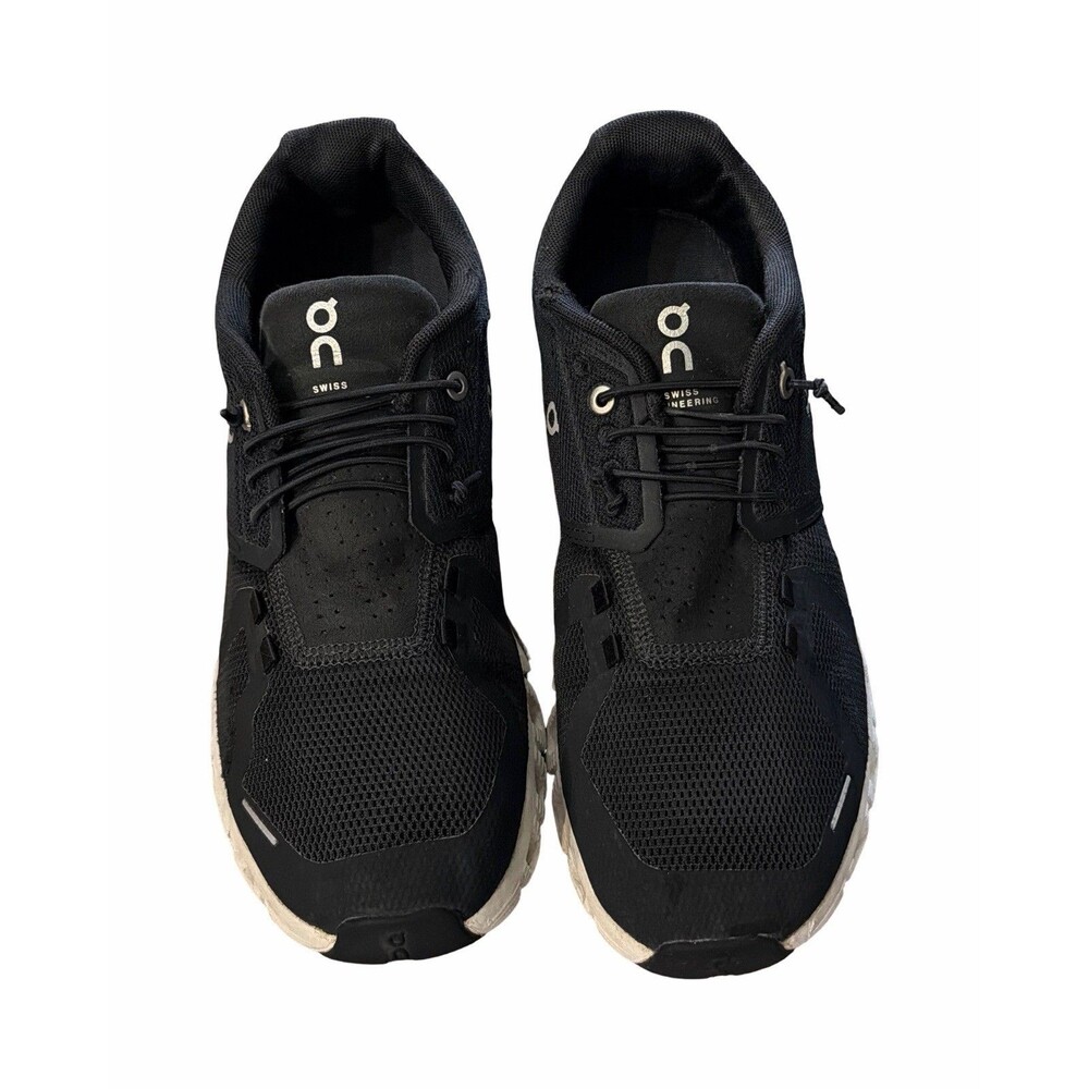 ON Cloud 5 Running  Atheltic Sneakers Men US 8.5 Trainers  Mesh Top Black Shoes